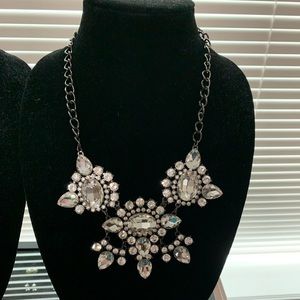 Clear stone and black